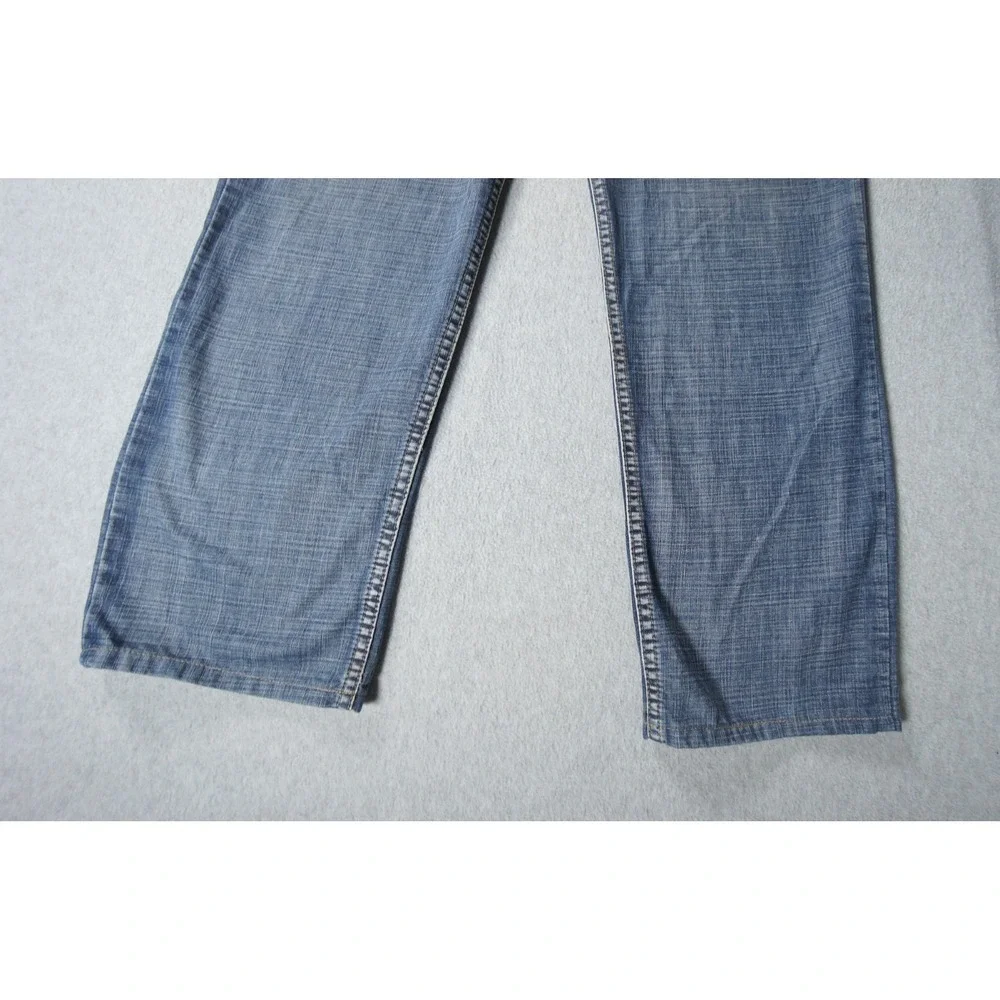 Armani Jeans Mens 36 Blue Denim Pants Straight Leg Italy‎ Luxury Casual 35x27